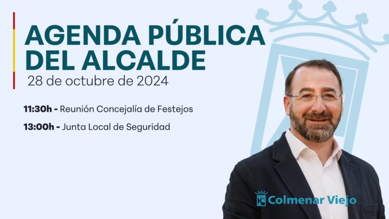 Agenda Pública del 28 de Octubre del 2024