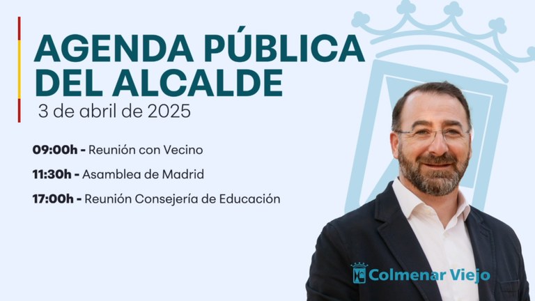 Agenda Pública del 3 de Abril del 2025