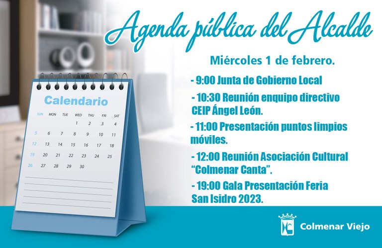 Miércoles 1 de febrero de 2023