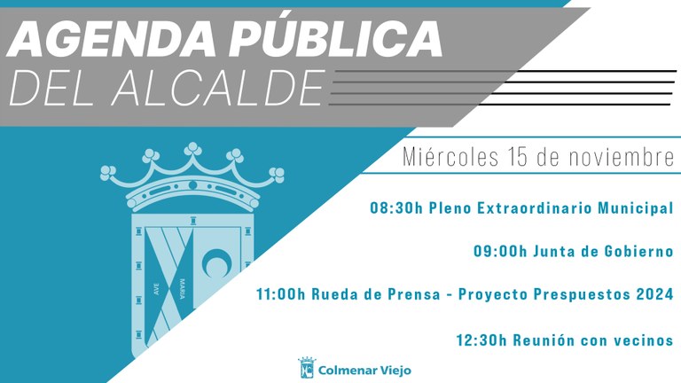Miércoles 15 de noviembre de 2023