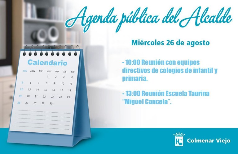 Miércoles 26 de agosto de 2020