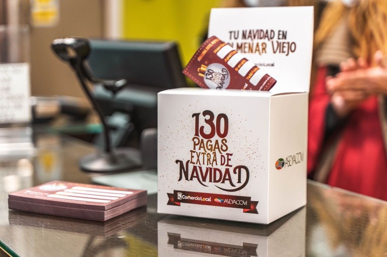 Ampliar '130 pagas extra de 1.000 euros: del 12 de noviembre al 12 de diciembre las compras en el comercio local de Colmenar Viejo reparten suerte'