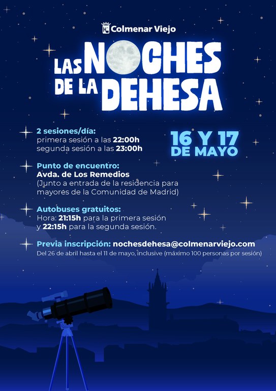 Ampliar '‘Las noches de la Dehesa’ se celebrarán el 16 y 17 de mayo'