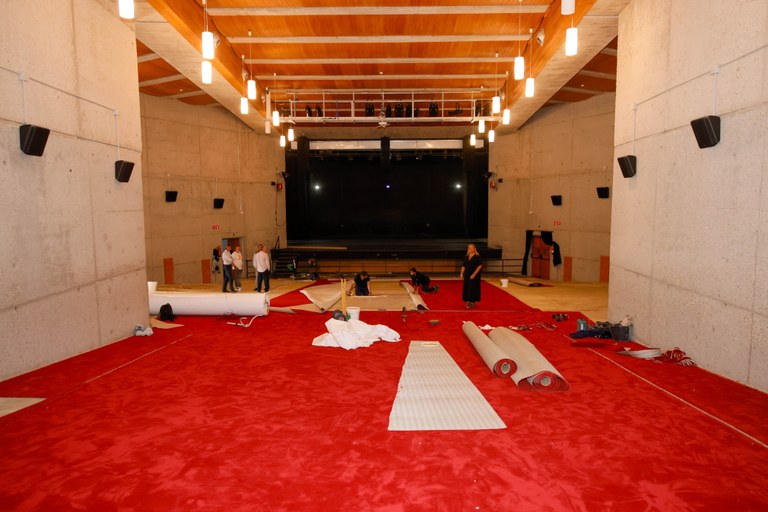 Ampliar 'Avanzan a buen ritmo las obras de reforma del Auditorio Villa de Colmenar Viejo'