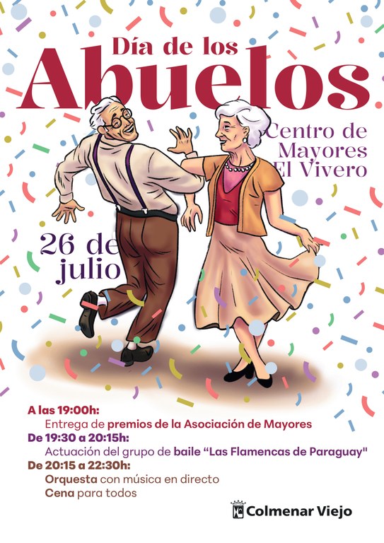 Ampliar 'Colmenar Viejo celebra el ‘Día de los Abuelos’ con un baile de verano festivo'