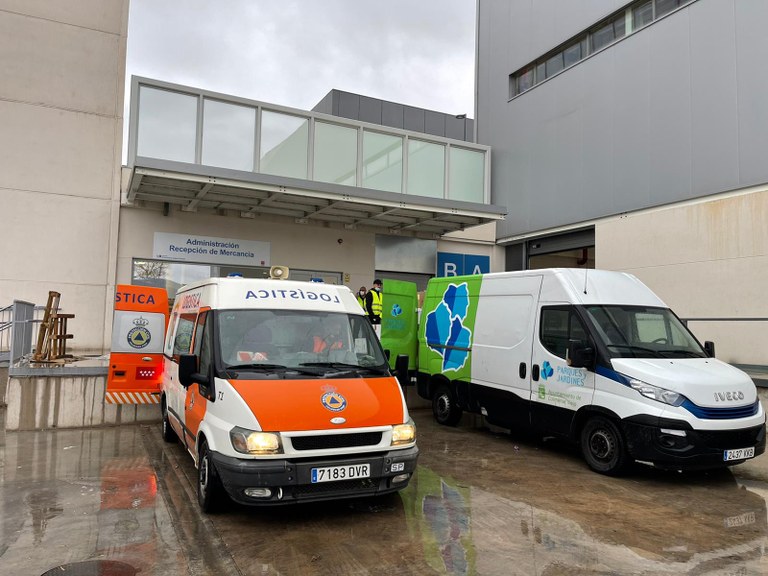 Ampliar 'Colmenar Viejo con Ucrania: entregadas hoy en el Zendal 217 cajas con las donaciones de los vecinos'
