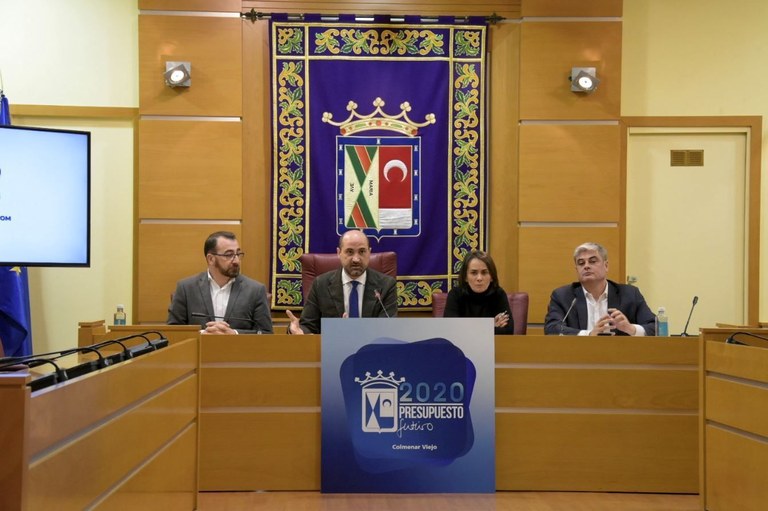 Ampliar 'Colmenar Viejo presenta un presupuesto para 2020 que crece un 18% y alcanza los 49.370.857€'