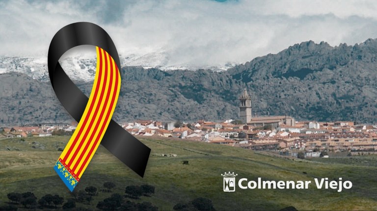 Ampliar 'Colmenar Viejo se suma a los tres días de luto oficial decretados por el Gobierno de España por las víctimas de la DANA que ha arrasado el este y sureste peninsular'
