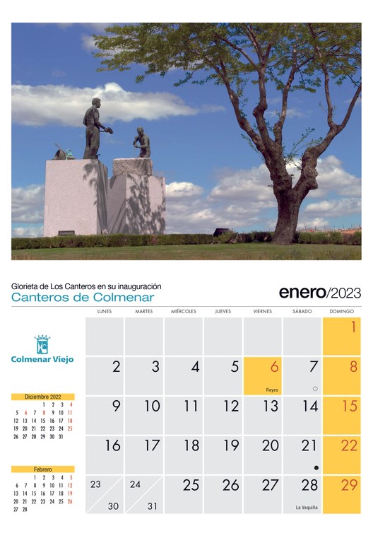 Ampliar 'Disponible el Calendario 2023 dedicado a los canteros'