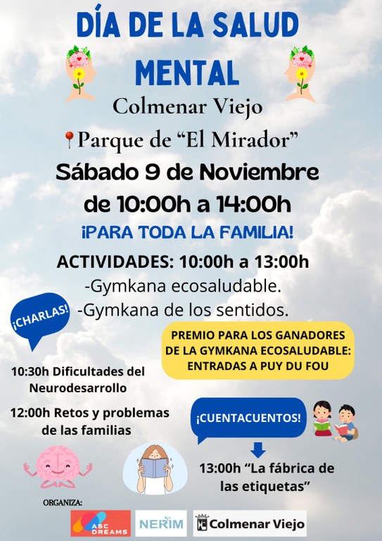 Ampliar 'El Ayuntamiento de Colmenar Viejo celebra este sábado el Día de la Salud Mental'