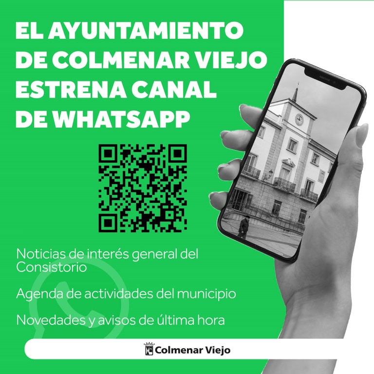 Ampliar 'El Ayuntamiento estrena canal de WhatsApp para comunicar noticias de interés general a los vecinos'