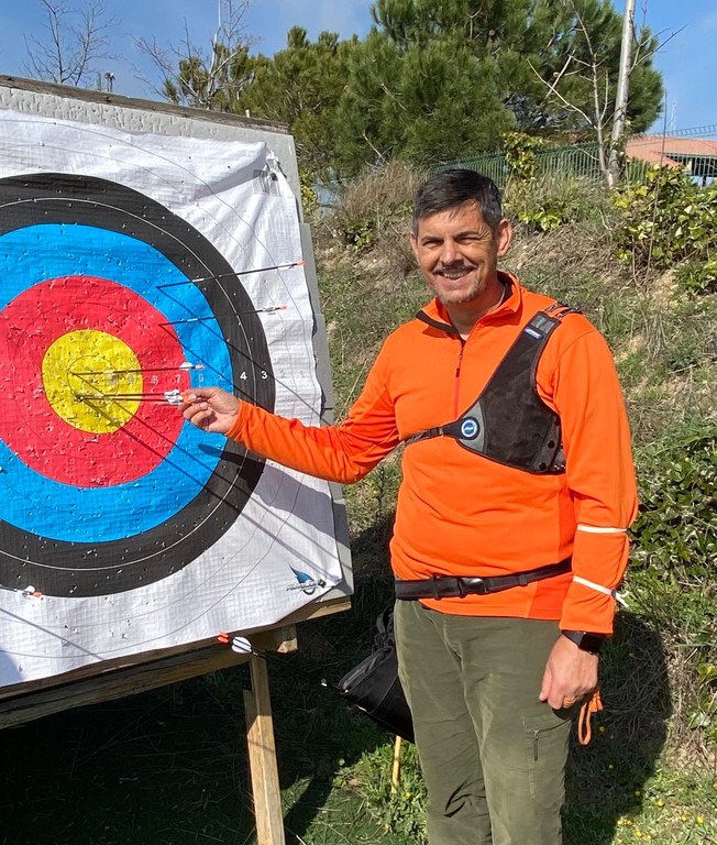 Ampliar 'El colmenareño Antonio Hernán consigue una plata en el Campeonato de España al aire libre de tiro con arco'
