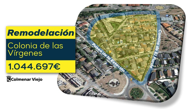 Ampliar 'En unas semanas comienza la remodelación integral de la Colonia de las Vírgenes en la que se invierten 1.044.697,82 euros'