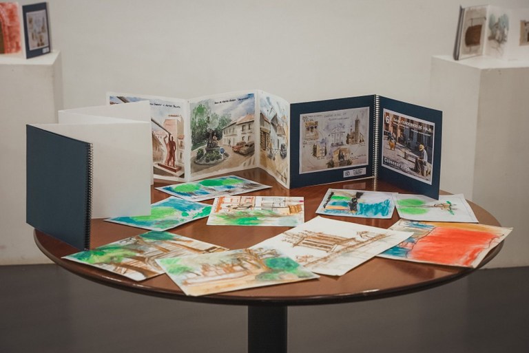 Ampliar 'Este julio en el Centro Cultural Picasso Cuadernos de Viaje 2021 y la pintura de Ainhoa Andrés Batres'
