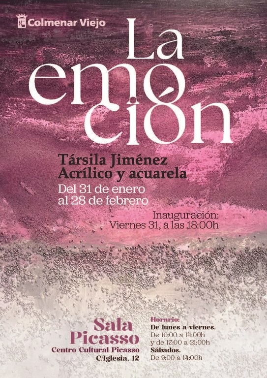 Ampliar 'Exposiciones del Centro Cultural ‘Picasso’ en febrero: ‘La emoción’ y ‘Ecos’'