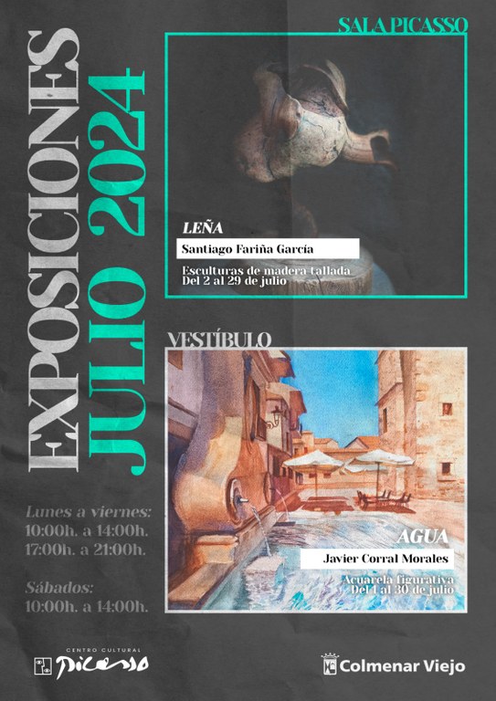Ampliar 'Exposiciones del Centro Cultural 'Picasso' en julio: 'Leña' y 'Agua''