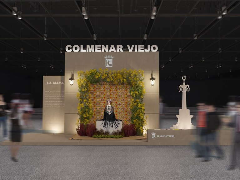 Ampliar 'FITUR 2022: La Maya y La Vaquilla protagonizan el stand de Colmenar Viejo'