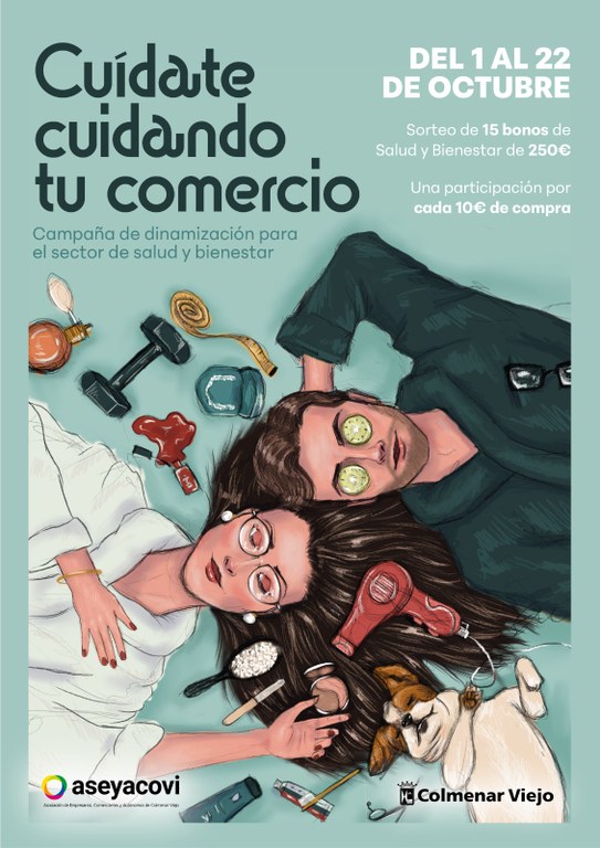 Ampliar 'La campaña ‘Cuídate cuidando tu comercio’ premia las compras en los establecimientos del sector de la salud y el bienestar de Colmenar Viejo'