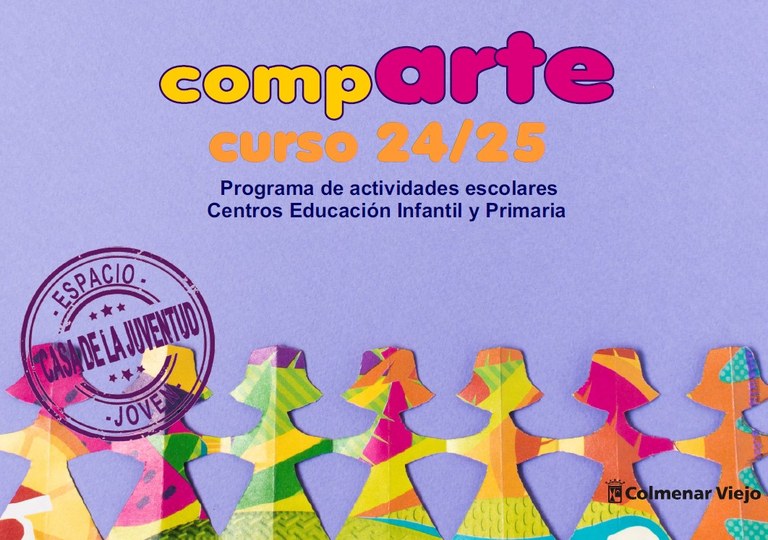 Ampliar 'La Casa de la Juventud de Colmenar Viejo presenta el programa Comparte 2024-2025 de actividades escolares en los centros de Infantil y Primaria'