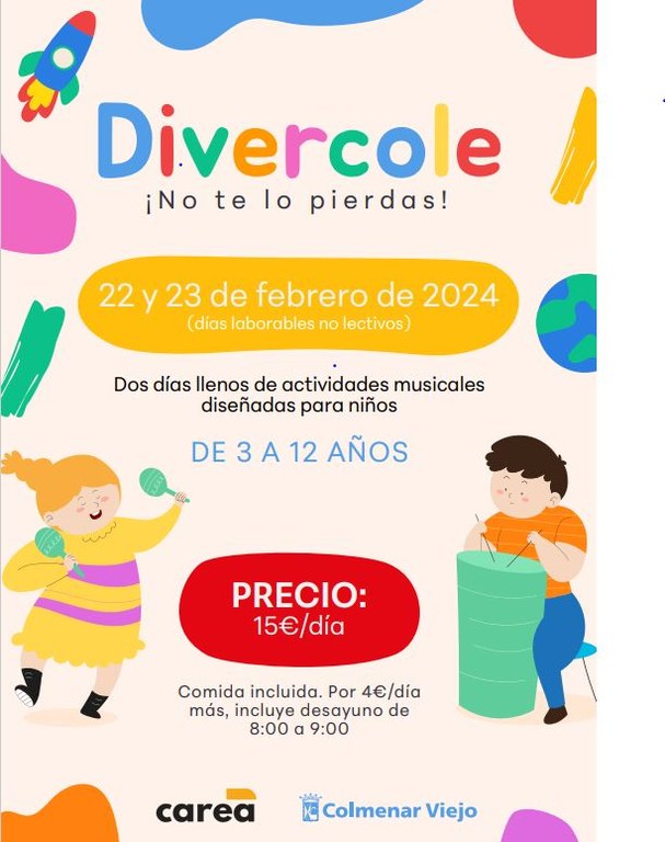 Ampliar 'La experiencia 'DIVERCOLE' busca facilitar la conciliación laboral y familiar durante la 'Semana Blanca''