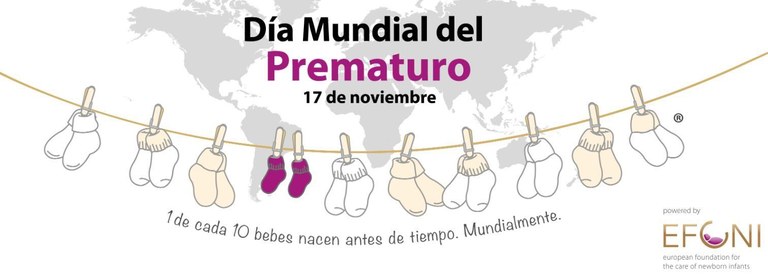 Ampliar 'La fachada del Ayuntamiento se iluminará de morado para sumarse al Día Mundial del Prematuro'