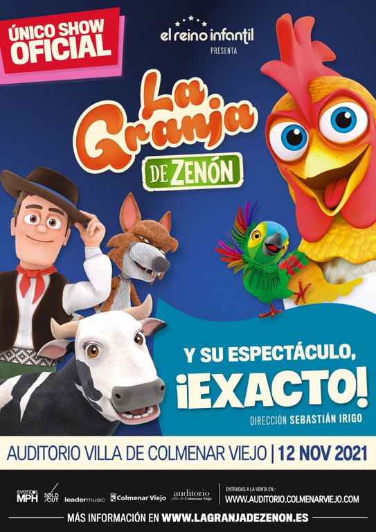 Ampliar 'La Granja de Zenón: el espectáculo oficial '¡Exacto!' llega al Auditorio el 12 de noviembre'