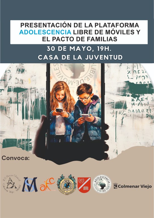 Ampliar 'La plataforma 'Adolescencia Libre de Móviles' presenta un 'Pacto de Familias' para retrasar la entrega del primer smartphone hasta los 16 años'