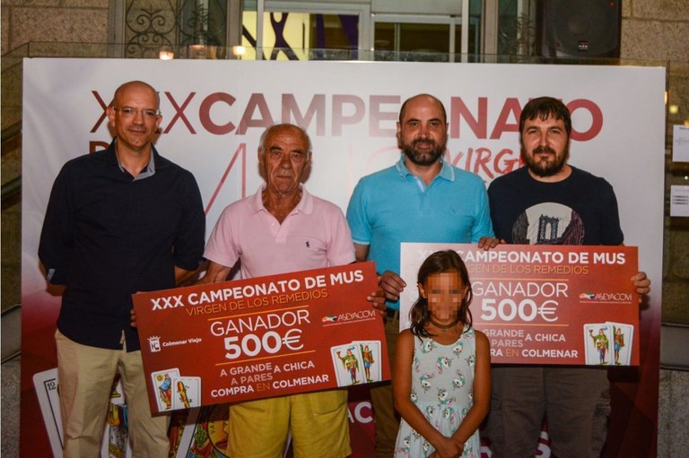 Ampliar 'Mariano Díaz y Roberto Díaz, campeones del XXX Campeonato de Mus 'Virgen de los Remedios''