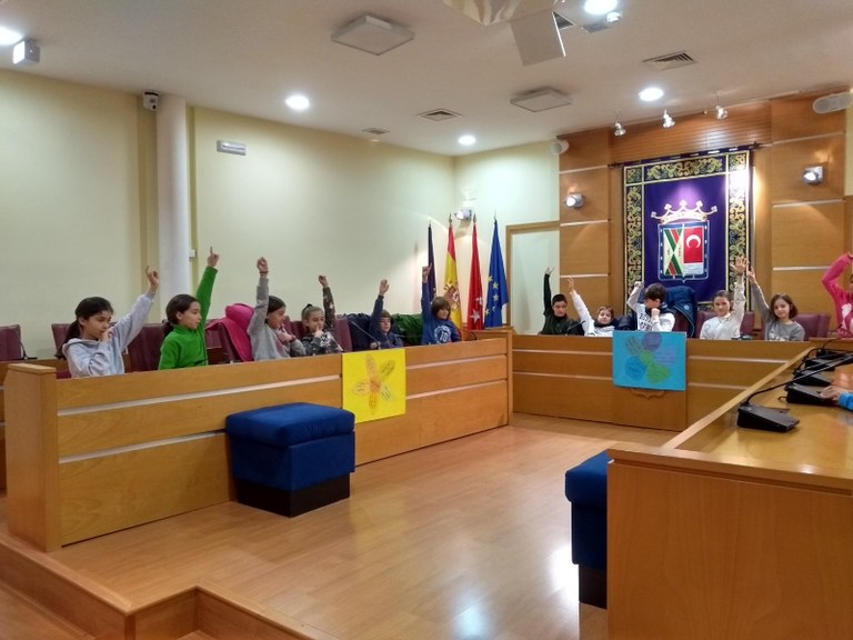 Ampliar 'Más de 300 alumnos de 5º de Primaria protagonizan la nueva edición de los Plenarios Infantiles'