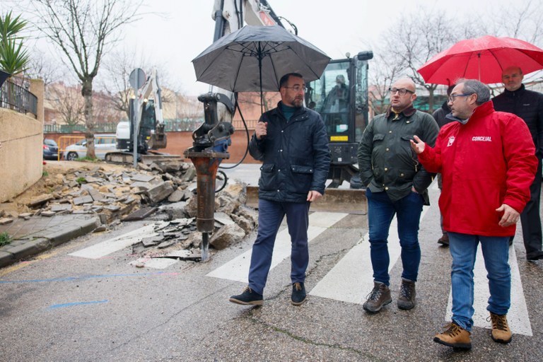 Ampliar 'Se inician las obras de remodelación de diversas calles en la zona del barrio del Moncayo'