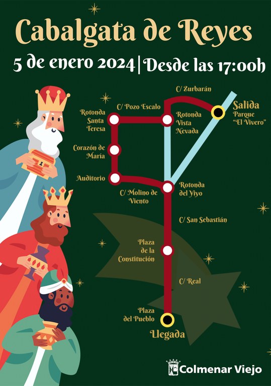 Ampliar 'Todo preparado para recibir a SS.MM. Los Reyes Magos de Oriente en Colmenar Viejo'