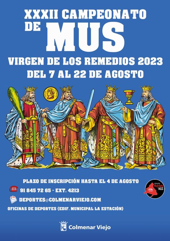 Ampliar 'Último día para apuntarse al XXXII Campeonato de Mus 'Virgen de los Remedios''