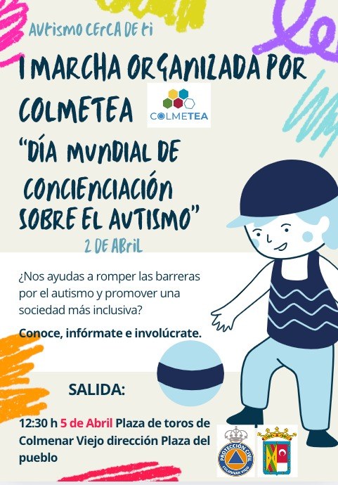 Ampliar 'Una marcha solidaria recorrerá las calles de Colmenar Viejo para concienciar por el autismo'
