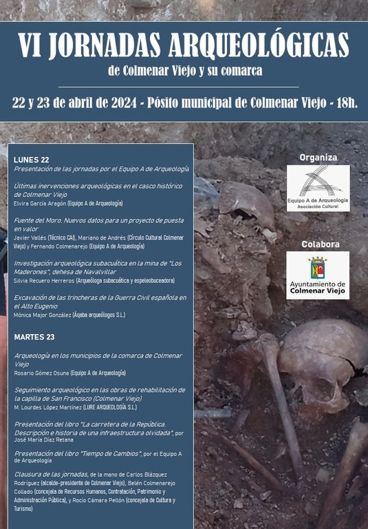 Ampliar 'VI Jornadas Arqueológicas de Colmenar Viejo y su comarca'