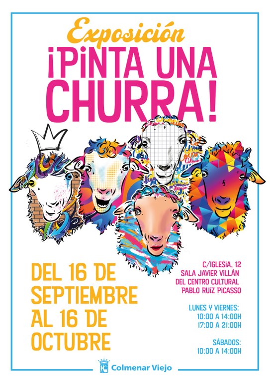 Ampliar 'Ya pueden verse las churras decoradas por los vecinos en el Centro Cultural ‘Picasso’'