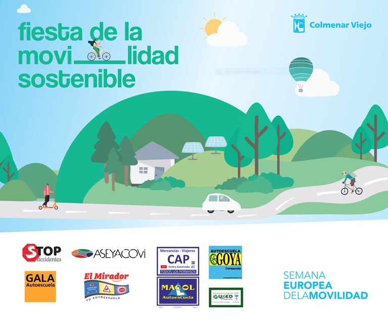 Ampliar 'Zona centro peatonal y llena de actividades, un gran concurso escolar sobre movilidad y cursos de conducción eficiente en la Semana de la Movilidad de Colmenar Viejo'